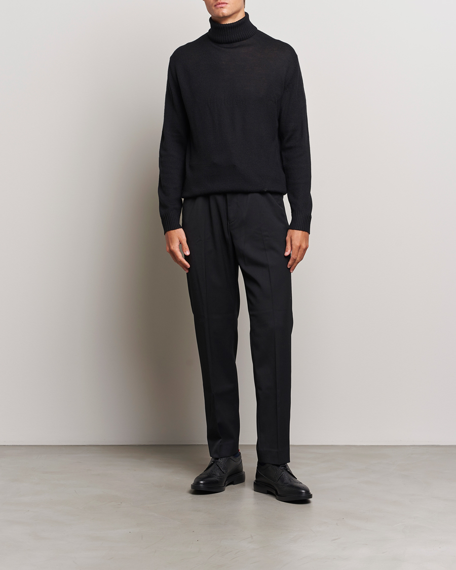 Herren | Pullover | Jil Sander | Virgil Wool Roll Neck Sweater Black