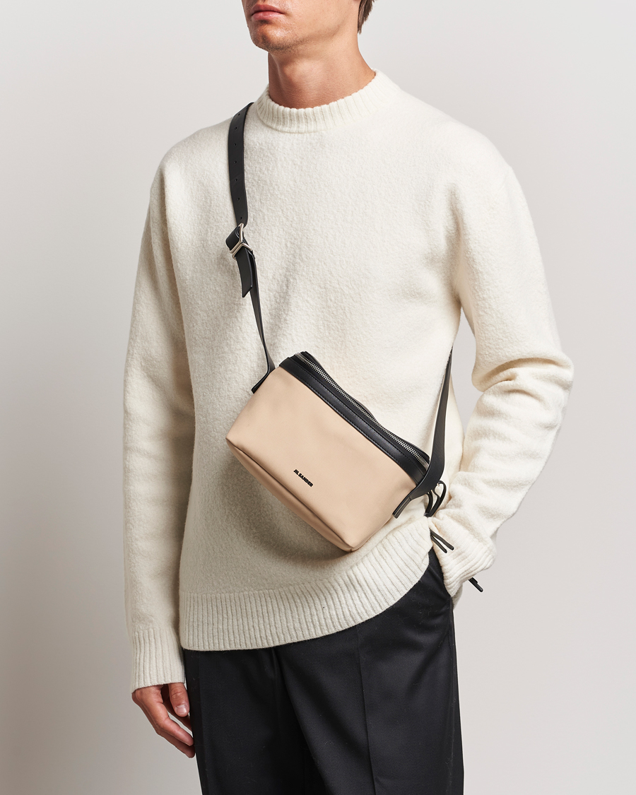 Herren | Pullover | Jil Sander | Boiled Merino Round Neck Sweater Off White