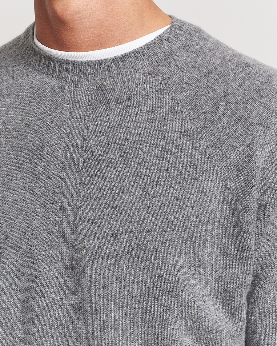 Herren | Pullover | Jil Sander | Seamless Crew Neck Sweater Grey Melange