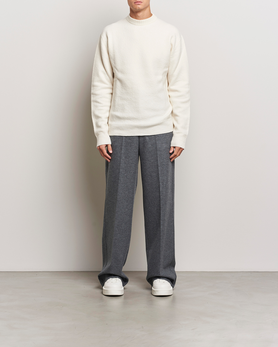 Herren | Hosen | Jil Sander | Wool Flannel Pants Grey Melange