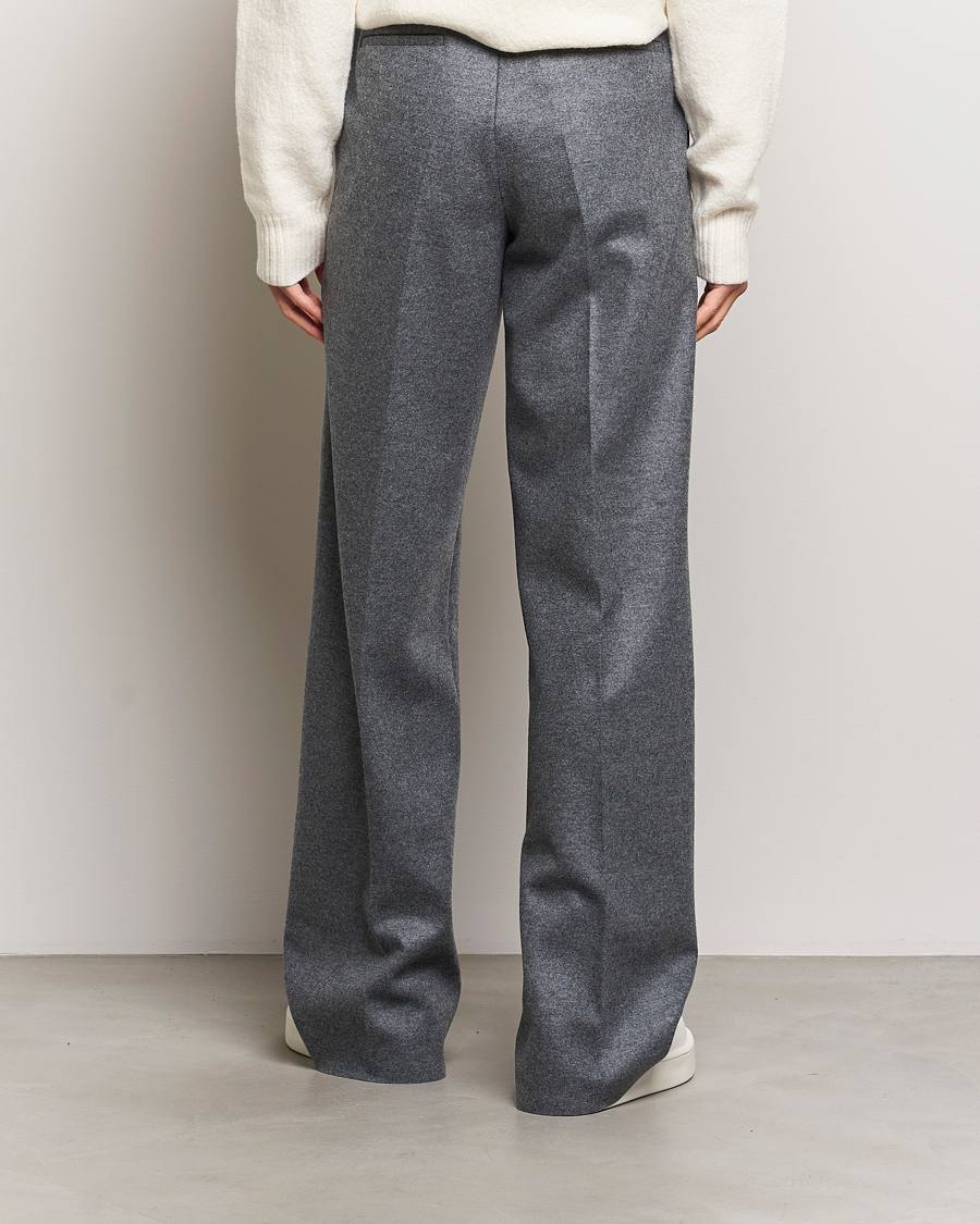 Herren | Hosen | Jil Sander | Wool Flannel Pants Grey Melange
