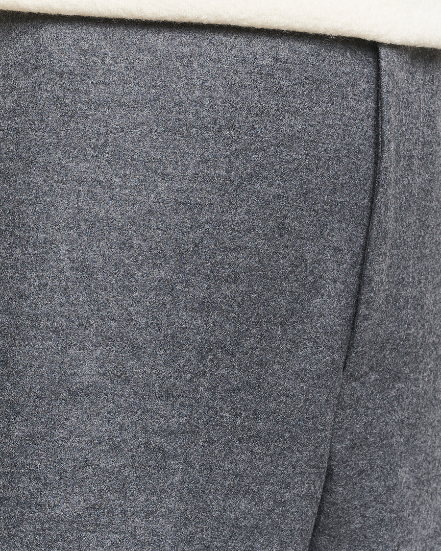 Herren | Hosen | Jil Sander | Wool Flannel Pants Grey Melange