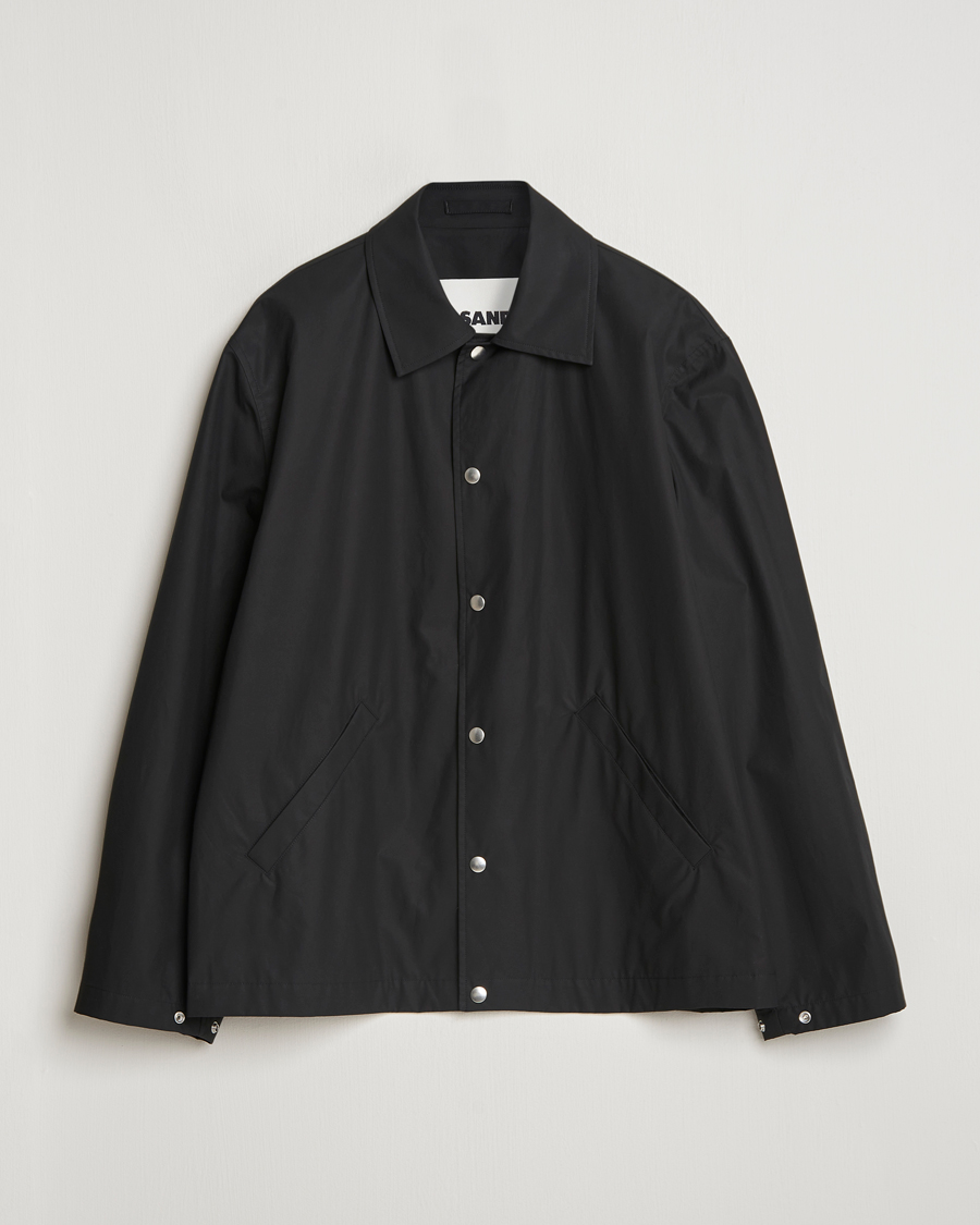 Herren | Jacken | Jil Sander | Back Printed Coach Jacket Black