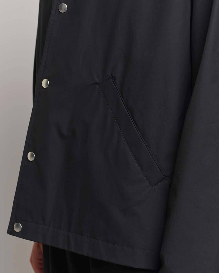 Herren | Jacken | Jil Sander | Back Printed Coach Jacket Black