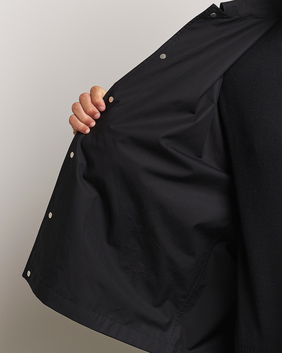 Herren | Jacken | Jil Sander | Back Printed Coach Jacket Black