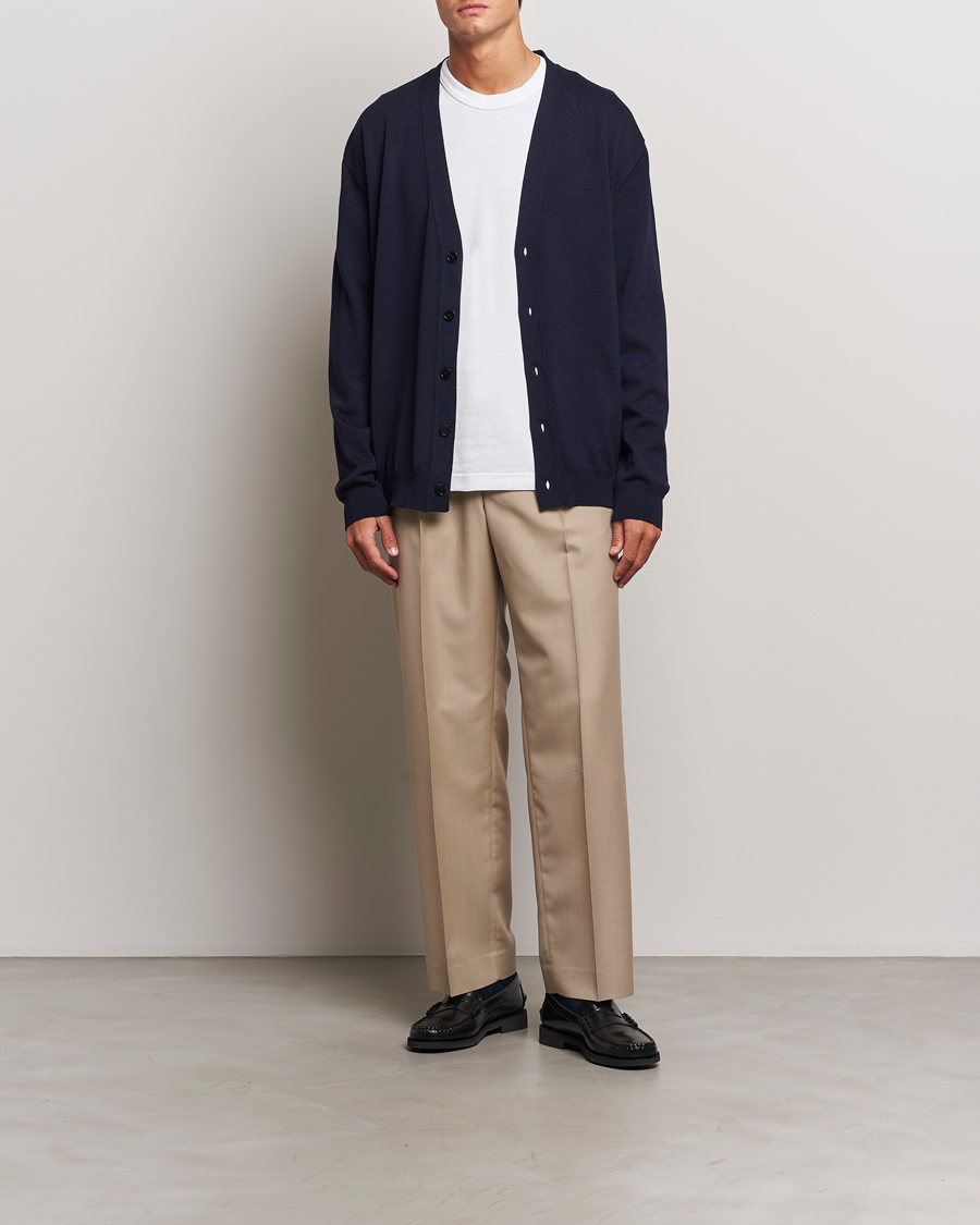 Herren | Pullover | Jil Sander | Superfine Merino Cardigan Navy
