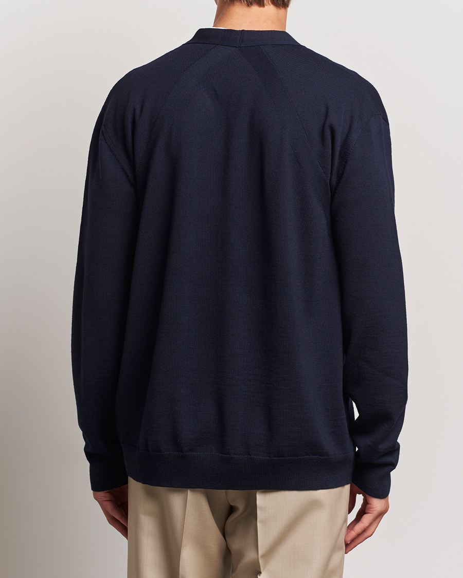 Herren | Pullover | Jil Sander | Superfine Merino Cardigan Navy