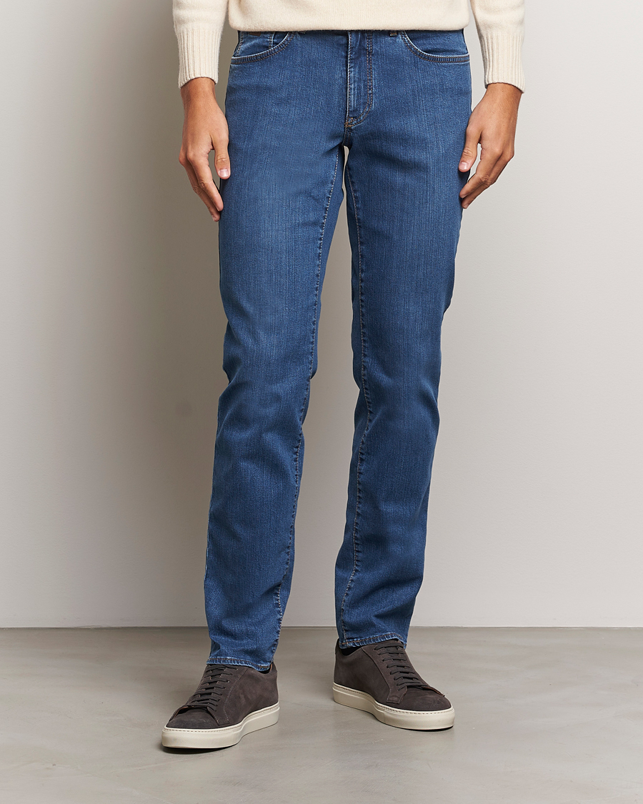 Herren | Hosen | Brax | Cadiz Premium Flex Denim Blue Used