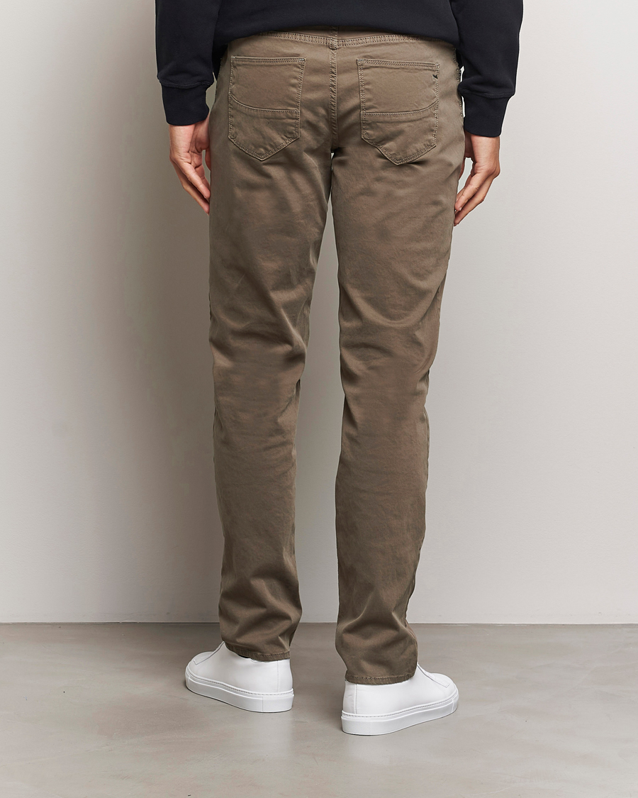 Herren | Hosen | Brax | Cadiz Cotton Satin 5-Pocket Pants Khaki