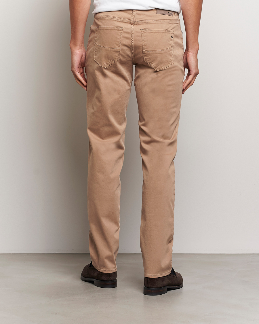Herren | Hosen | Brax | Cadiz Cotton Satin 5-Pocket Pants Beige