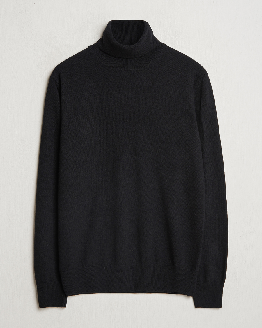 Herren | Pullover | Morgano | Wool/Cashmere Rollneck Black