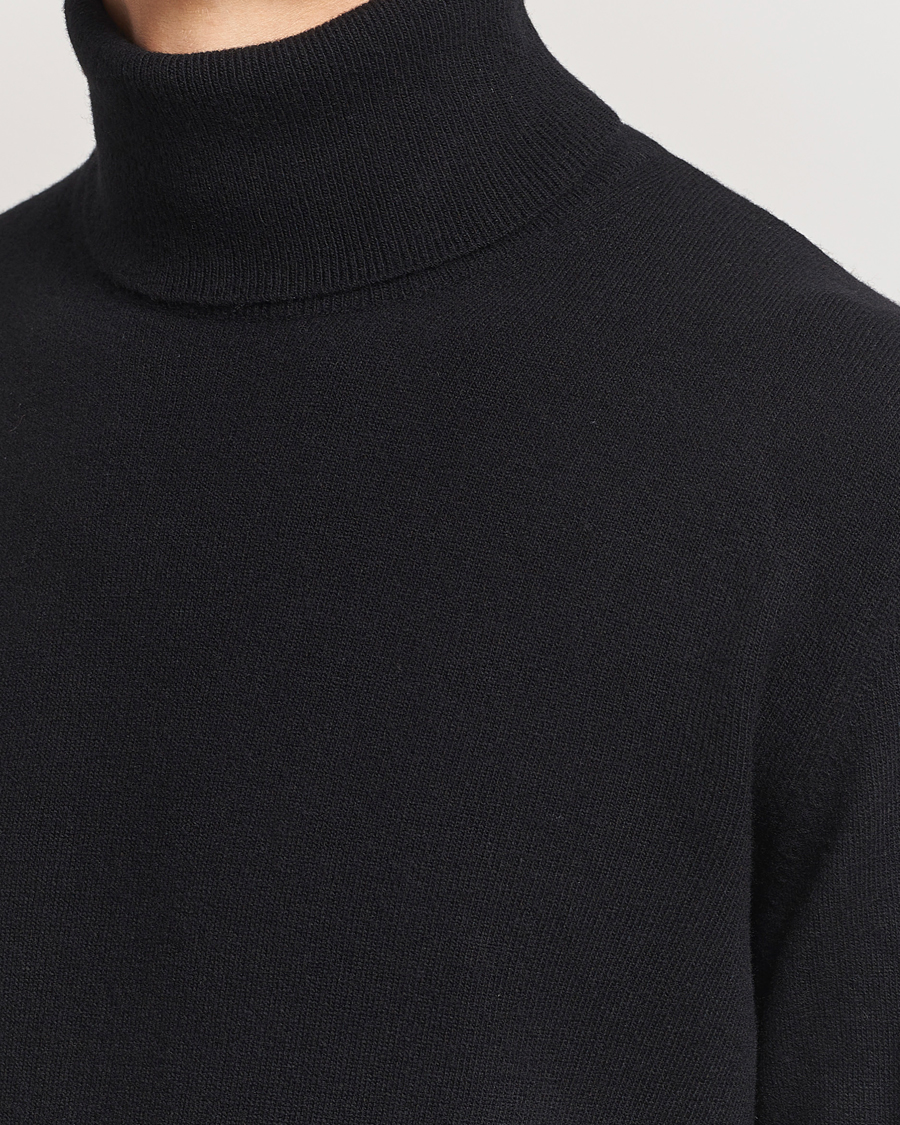 Herren | Pullover | Morgano | Wool/Cashmere Rollneck Black