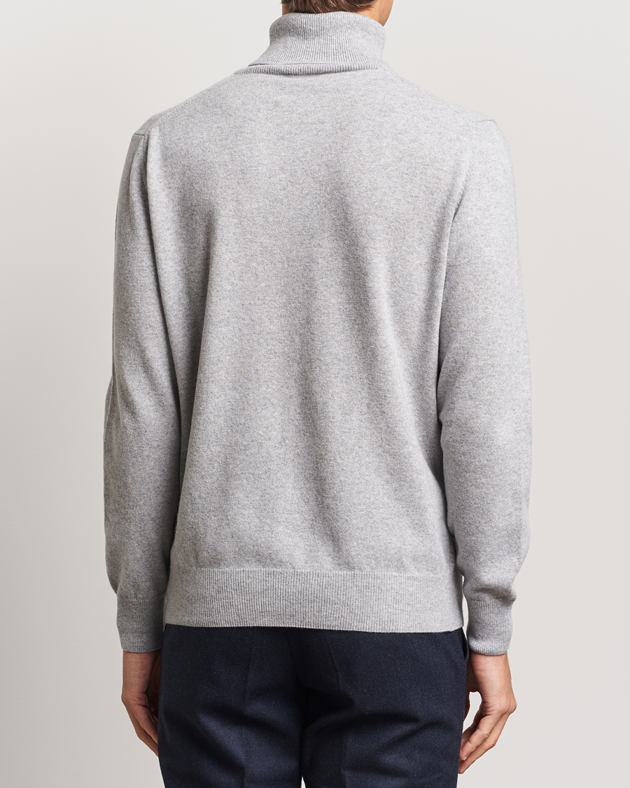 Herren | Pullover | Morgano | Wool/Cashmere Rollneck Mid Grey