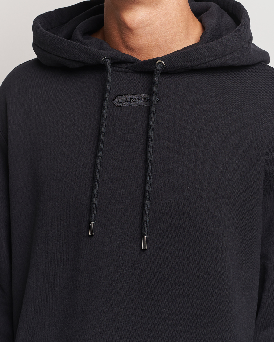 Herren | Pullover | Lanvin | Patch Logo Hoodie Black