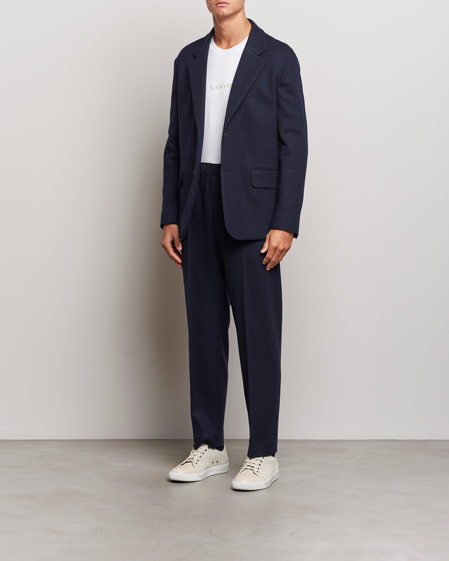 Herren | Sakkos | Lanvin | Unconstructed Wool Blazer Navy