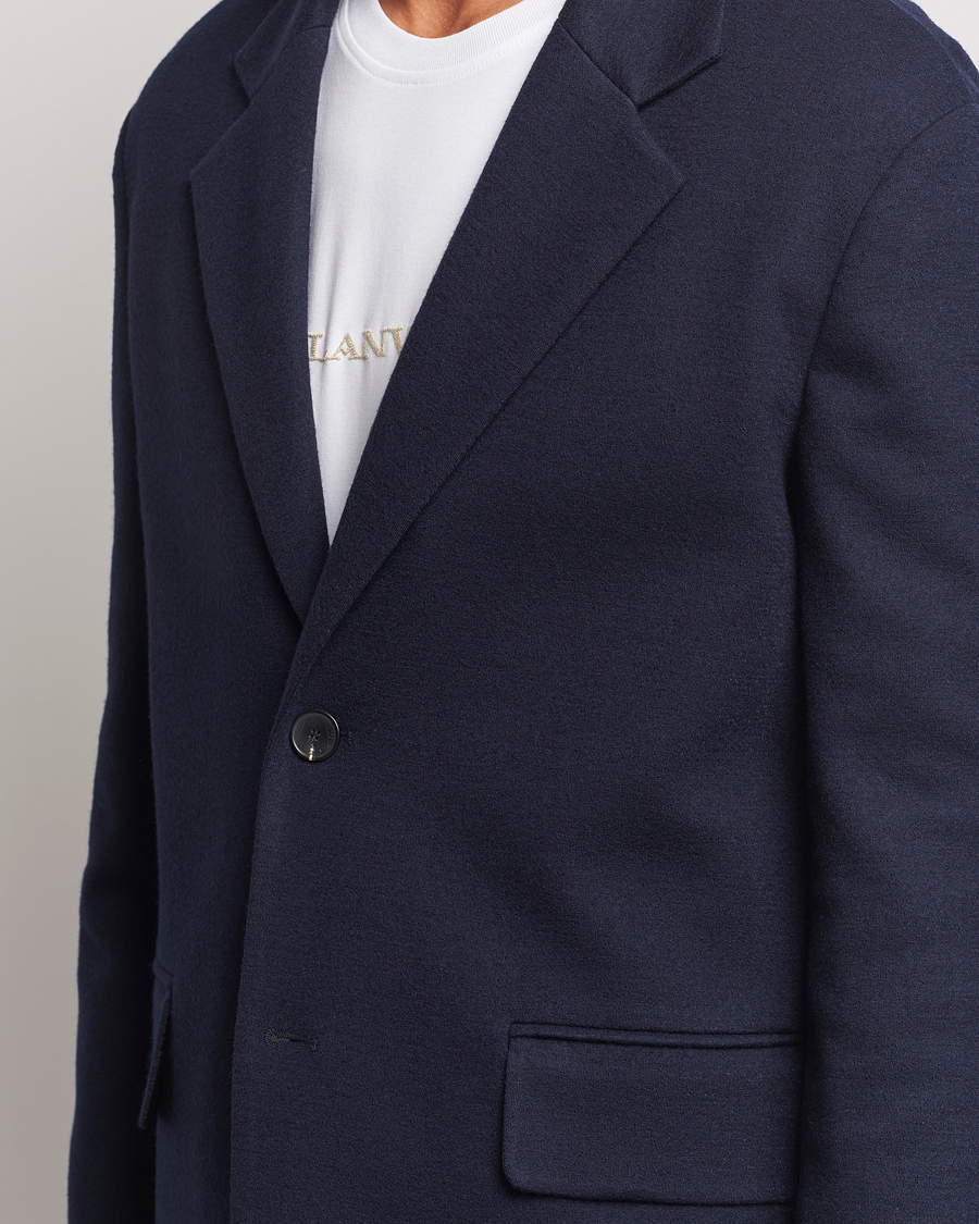 Herren | Sakkos | Lanvin | Unconstructed Wool Blazer Navy