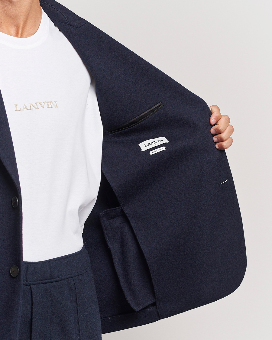 Herren | Sakkos | Lanvin | Unconstructed Wool Blazer Navy