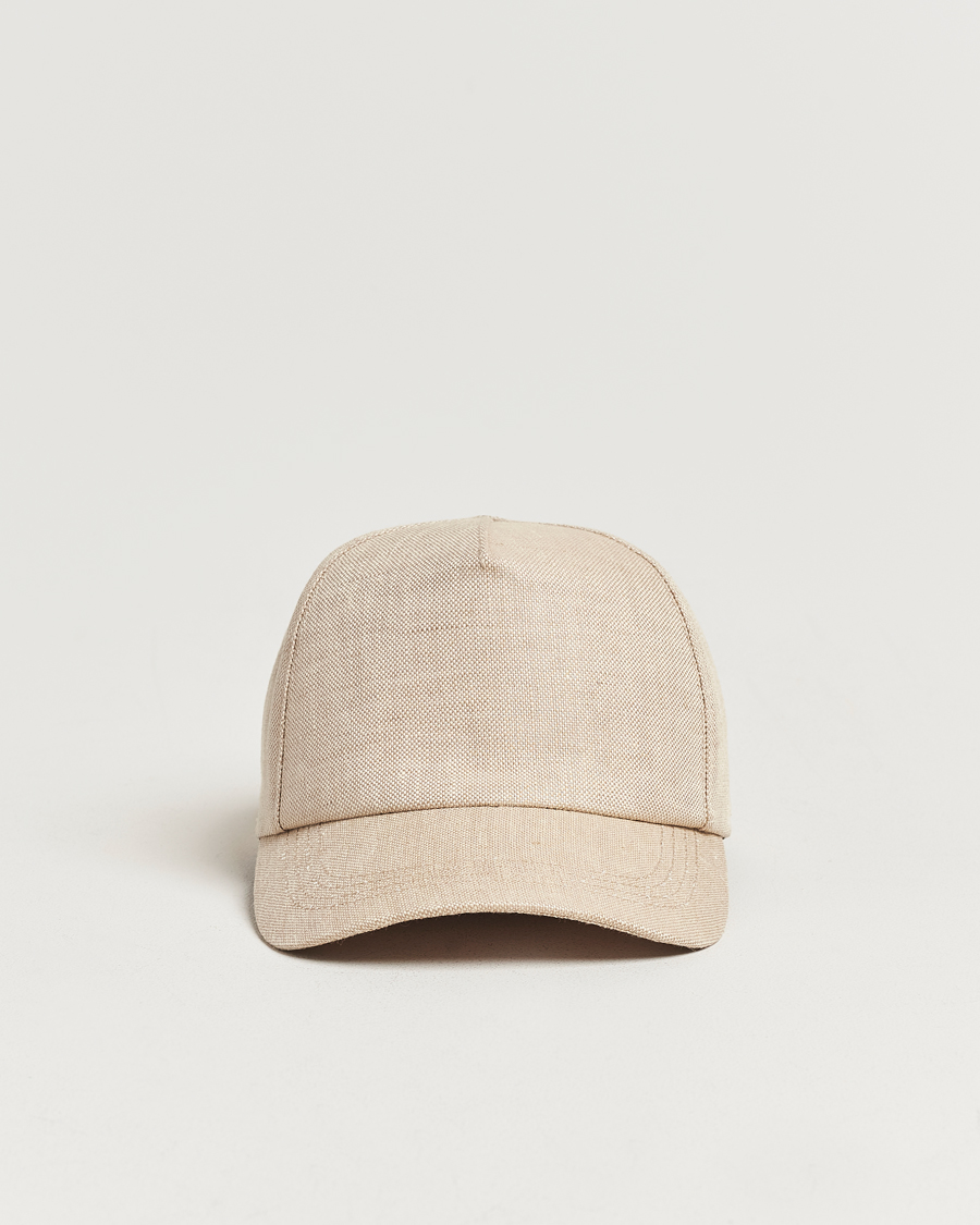 Herren | Wigéns Baseball Linen Cap Sand | Wigéns | Baseball Linen Cap Sand