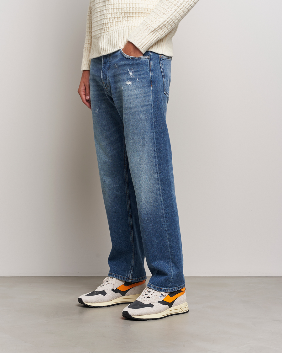 Herren | Autry Reelwind Running Sneaker White/Grey/Orange | Autry | Reelwind Running Sneaker White/Grey/Orange