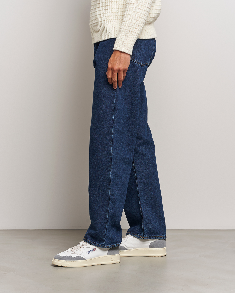 Herren | Autry Medalist Low Goat Leather/Suede Sneaker Grey/Black | Autry | Medalist Low Goat Leather/Suede Sneaker Grey/Black