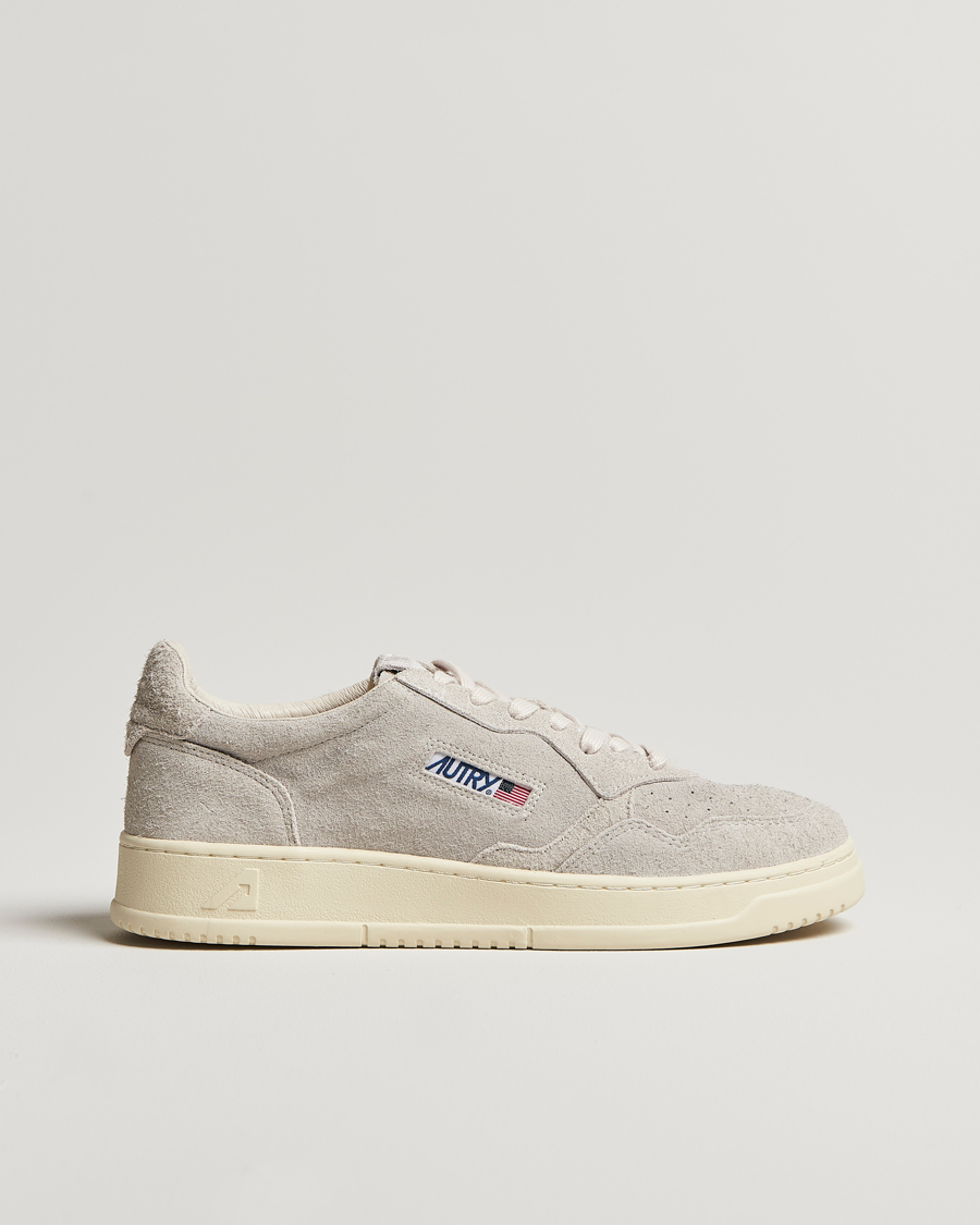 Herren | Autry Medalist Low Suede Sneaker White | Autry | Medalist Low Suede Sneaker White