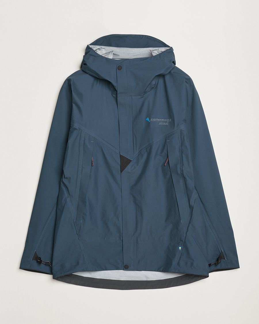 Herren | Jacken | Klättermusen | Asynja Lightweight Waterproof Jacket Midnight Blue