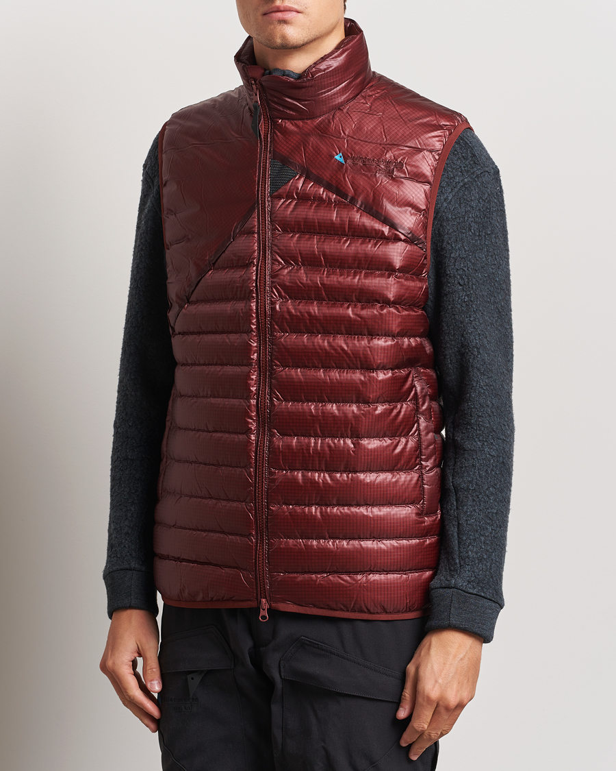 Herren | Jacken | Klättermusen | Lopt Lightweight Down Vest Madder Red