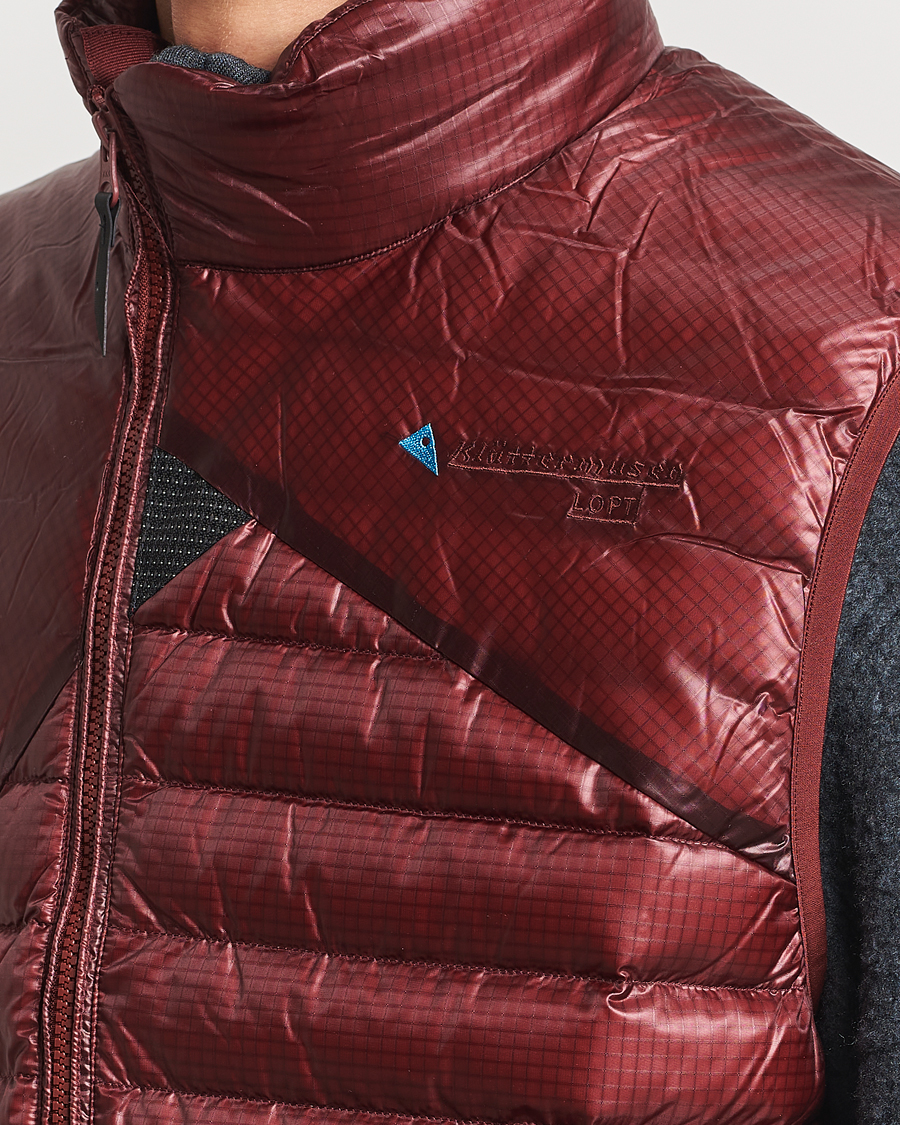 Herren | Jacken | Klättermusen | Lopt Lightweight Down Vest Madder Red
