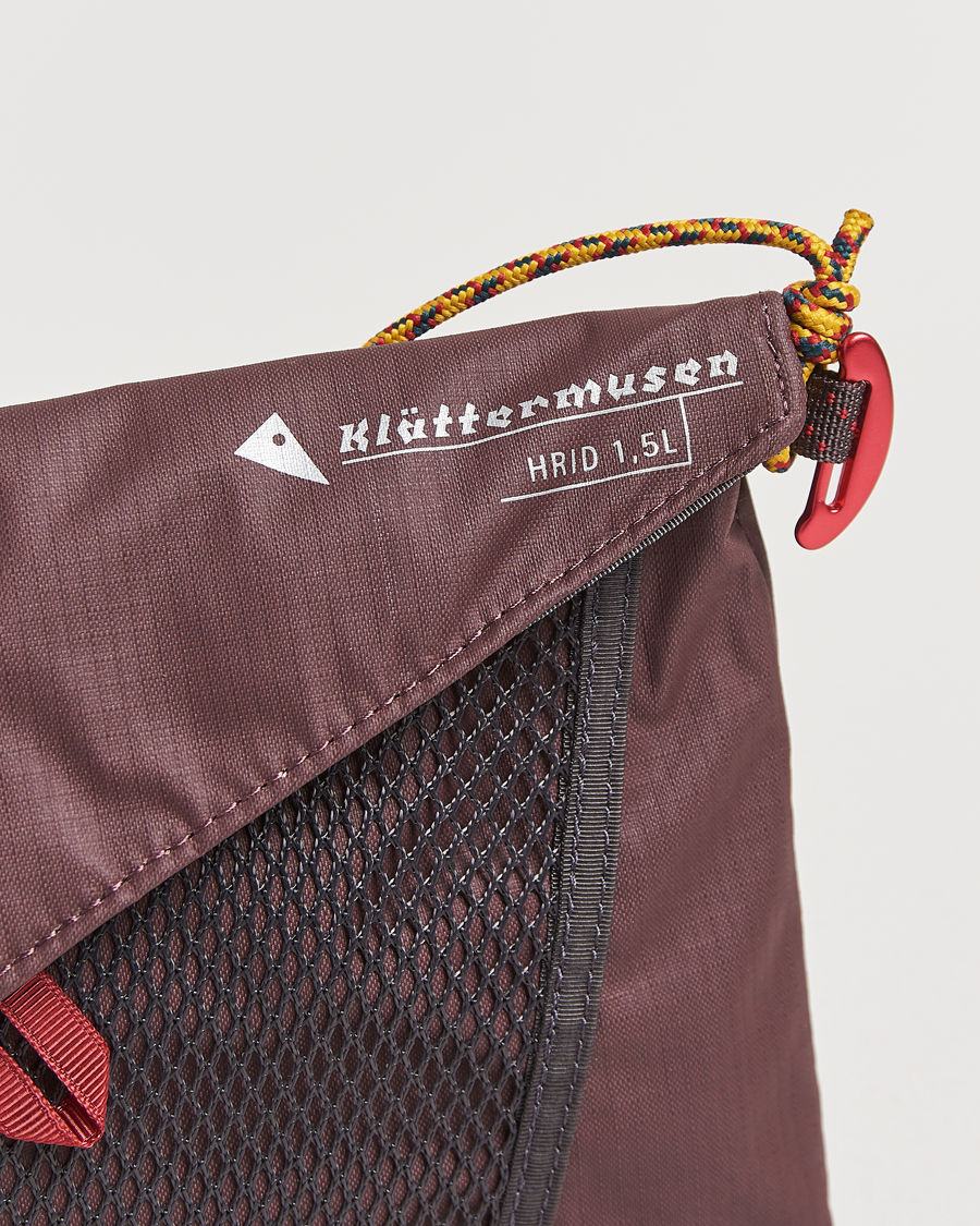 Herren | Klättermusen Hrid 1,5L Accessory Bag Amaranth Red | Klättermusen | Hrid 1,5L Accessory Bag Amaranth Red