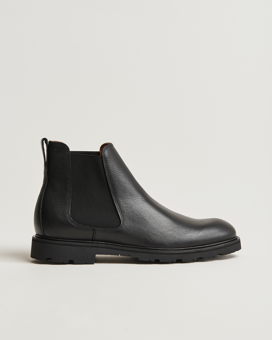 Herren | UBR Thunder Chelsea Leather Boot Black | UBR | Thunder Chelsea Leather Boot Black