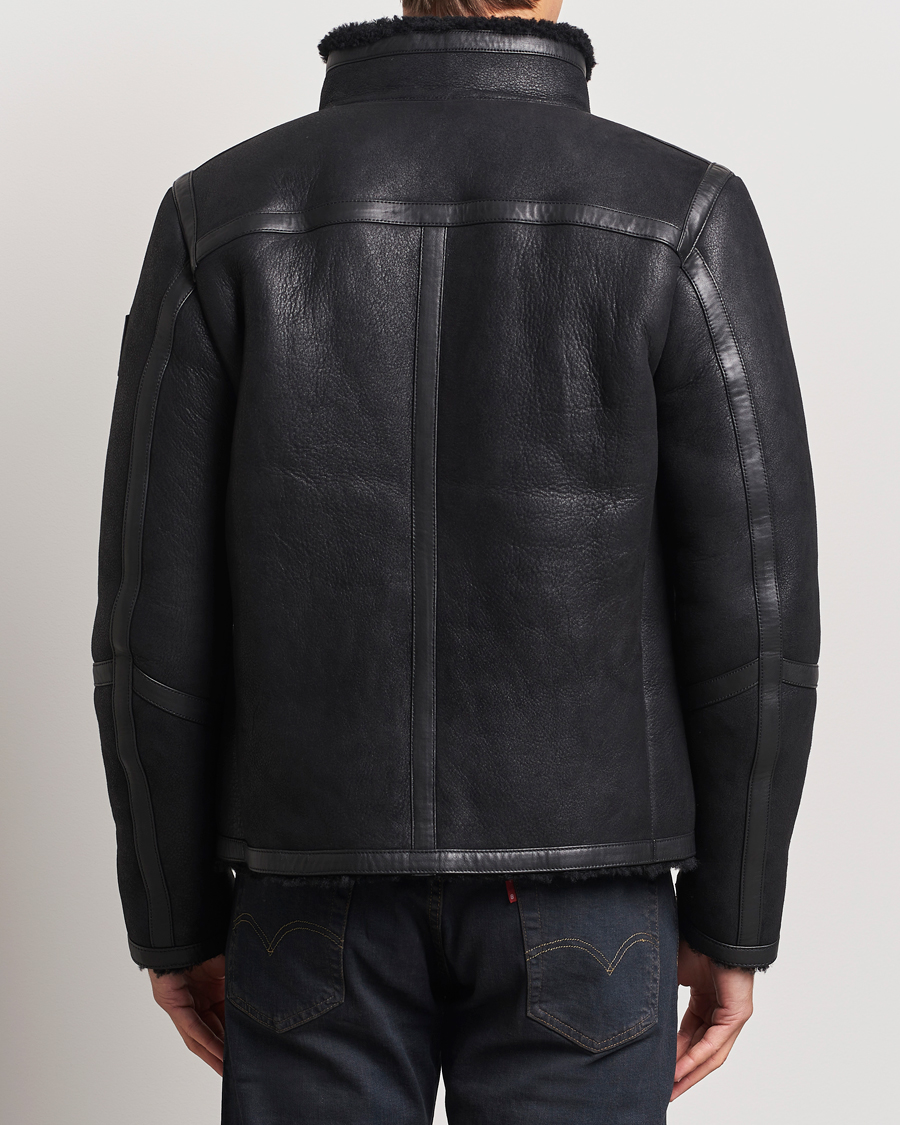 Herren | Jacken | Belstaff | Tundra Sherling Leather Jacket Black