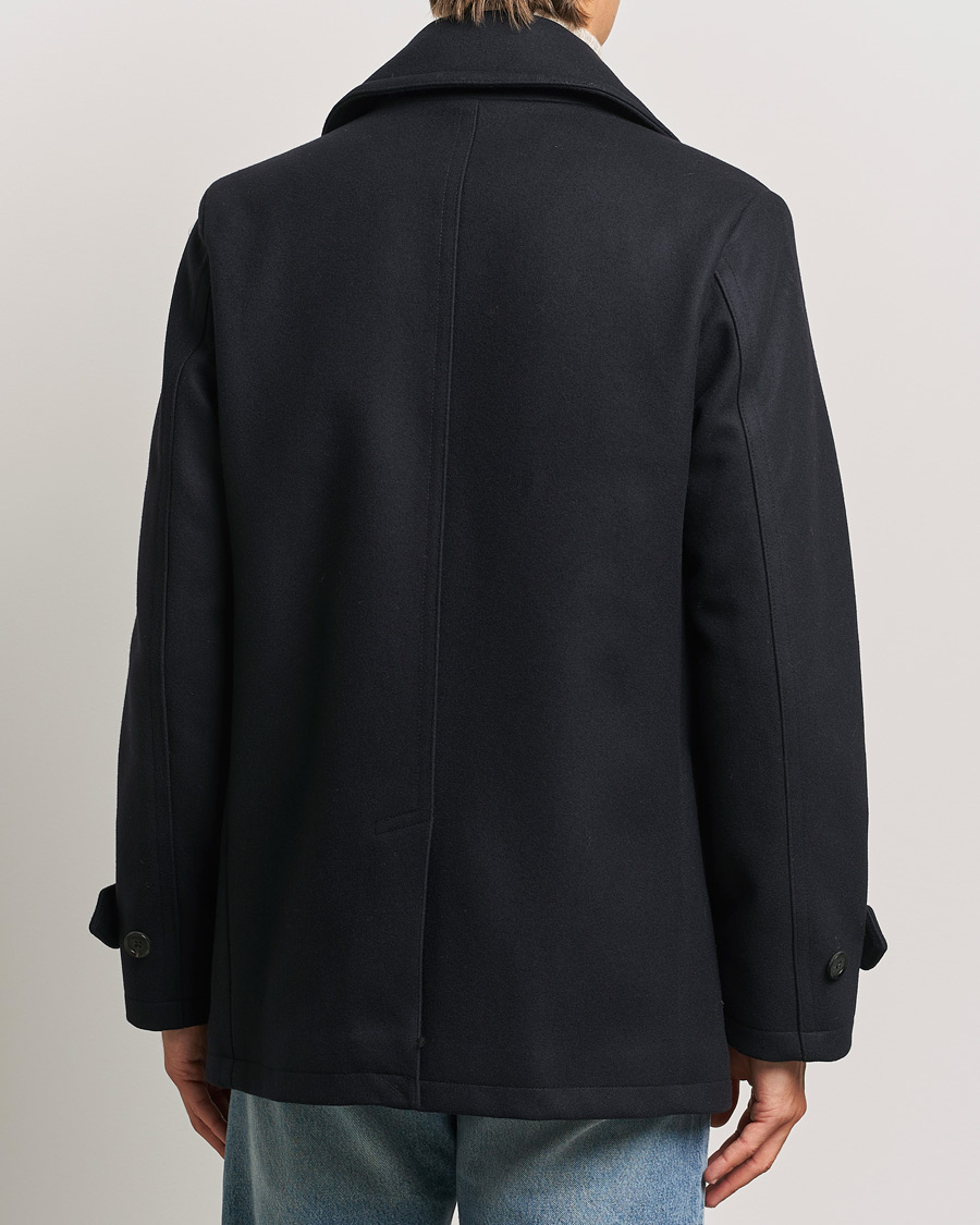 Herren | Jacken | Belstaff | Milford Wool Peacoat Ink Blue