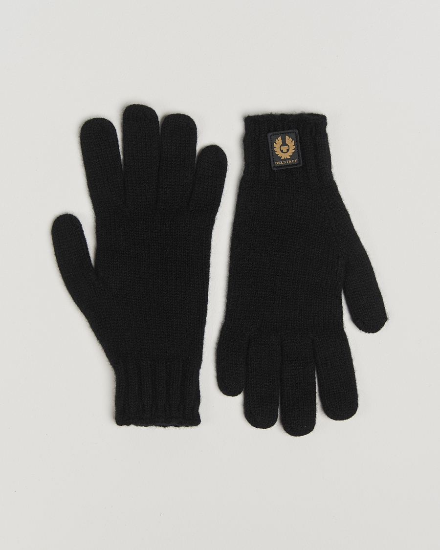 Herren | Belstaff Watch Wool Glove Black | Belstaff | Watch Wool Glove Black