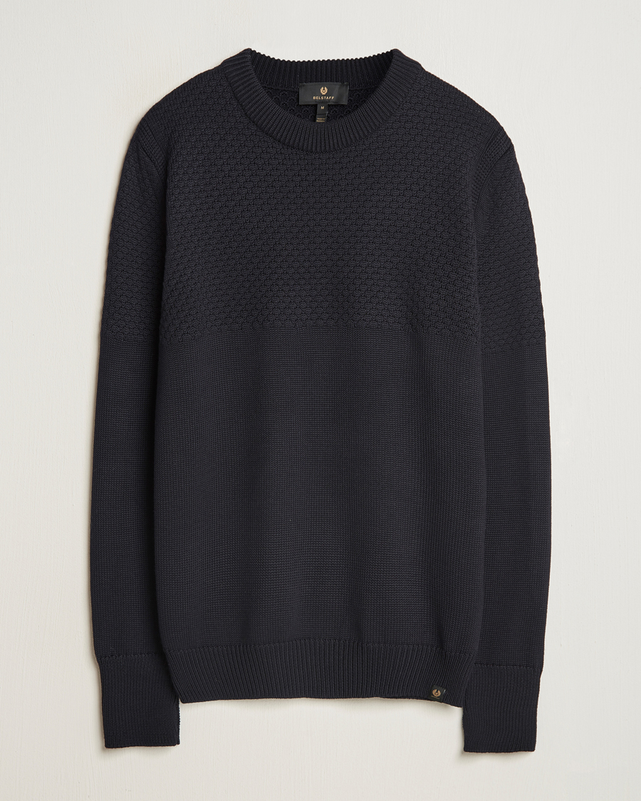 Herren | Pullover | Belstaff | Sternway Knitted Crewneck Dark Ink