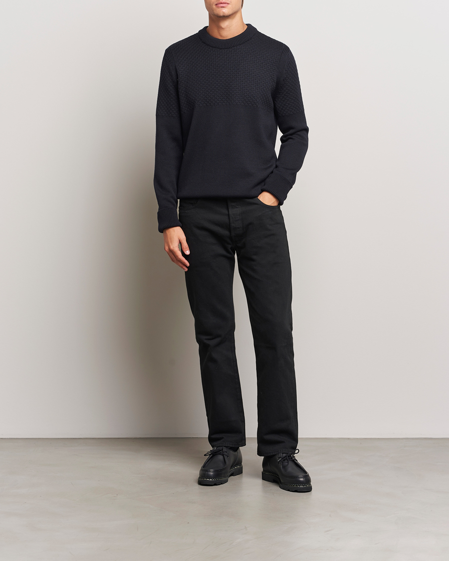 Herren | Pullover | Belstaff | Sternway Knitted Crewneck Dark Ink