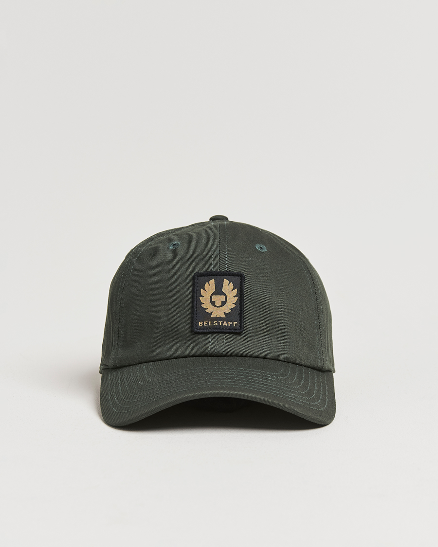 Herren | Belstaff Phoenix Logo Cap Tile Green | Belstaff | Phoenix Logo Cap Tile Green