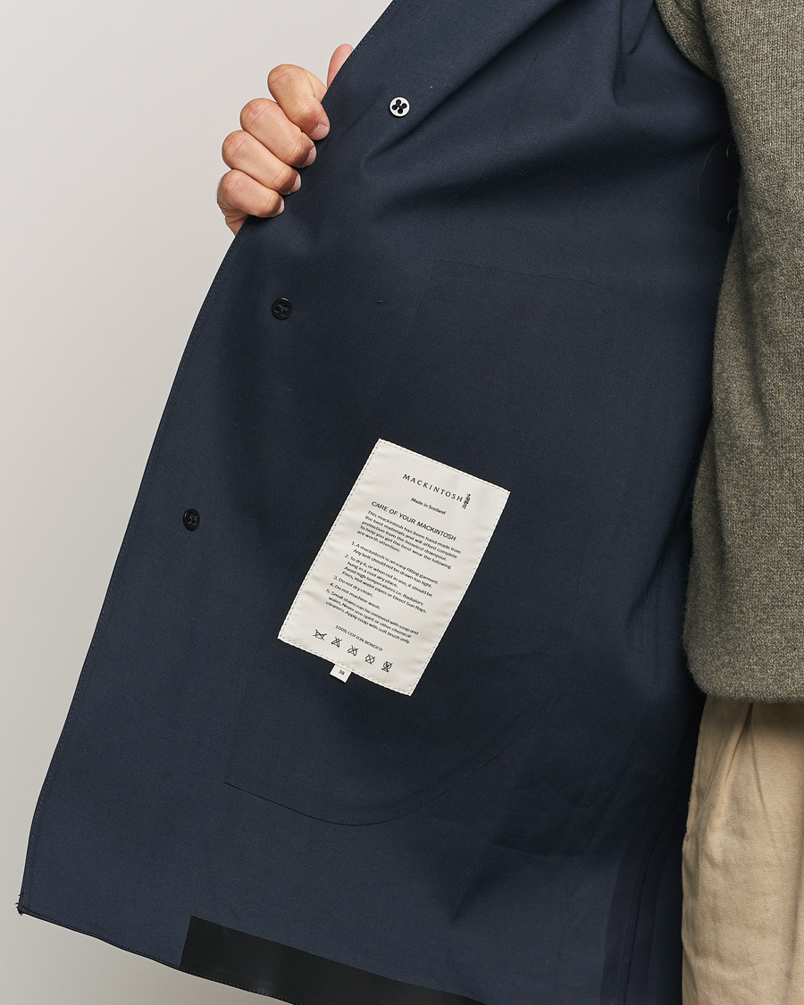 Herren | Jacken | Mackintosh | Dunkeld Short Coat Navy