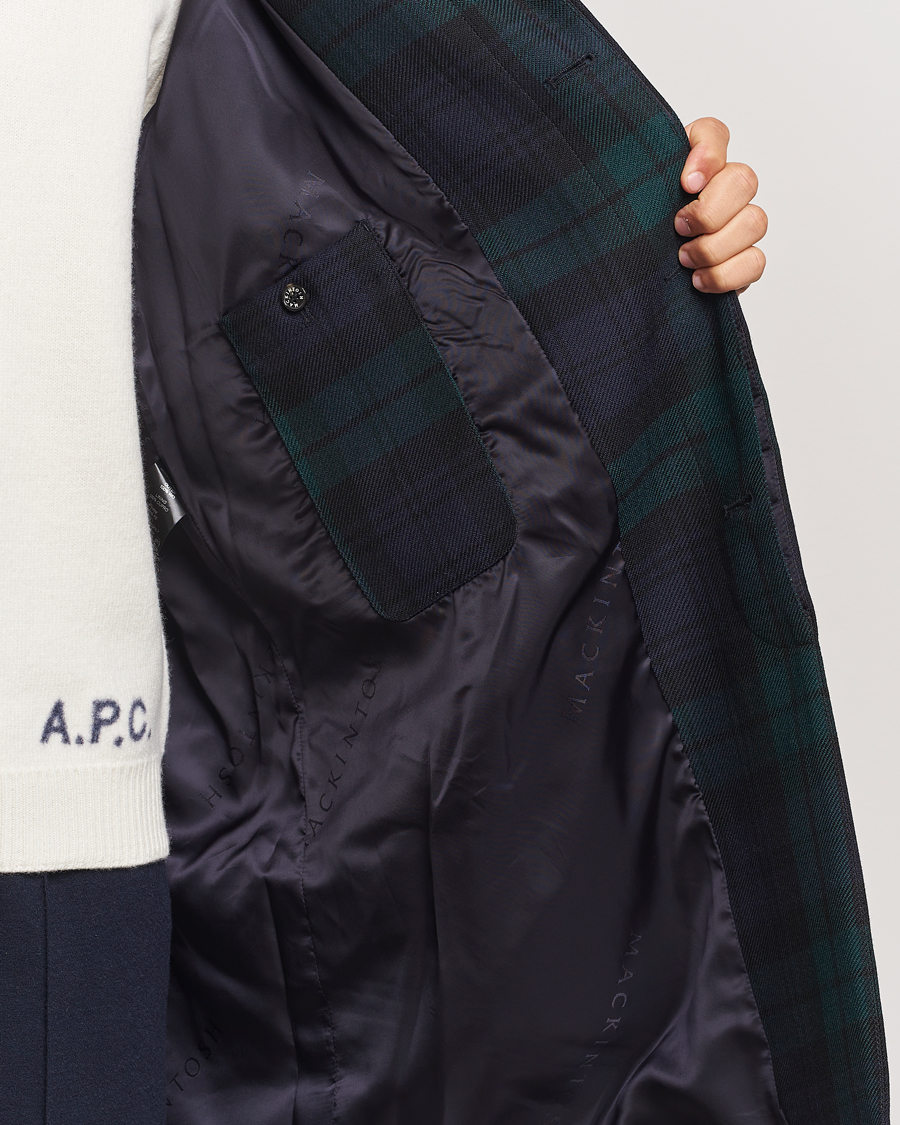 Herren | Jacken | Mackintosh | Wool Soho Tartan Coat Blackwatch
