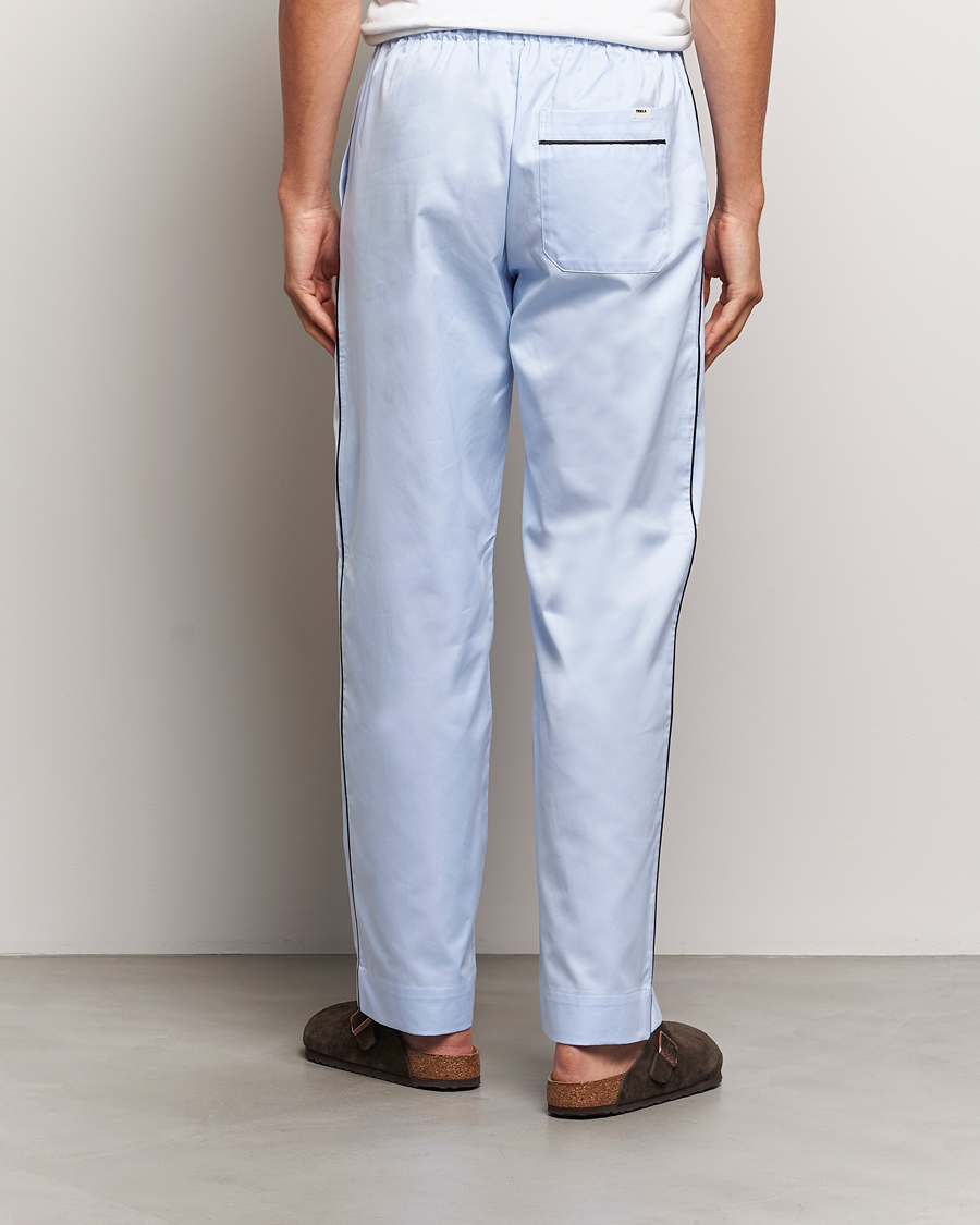 Herren | Schlafanzüge & Bademäntel | Tekla | Sateen Pyjama Pants Bellhop Blue