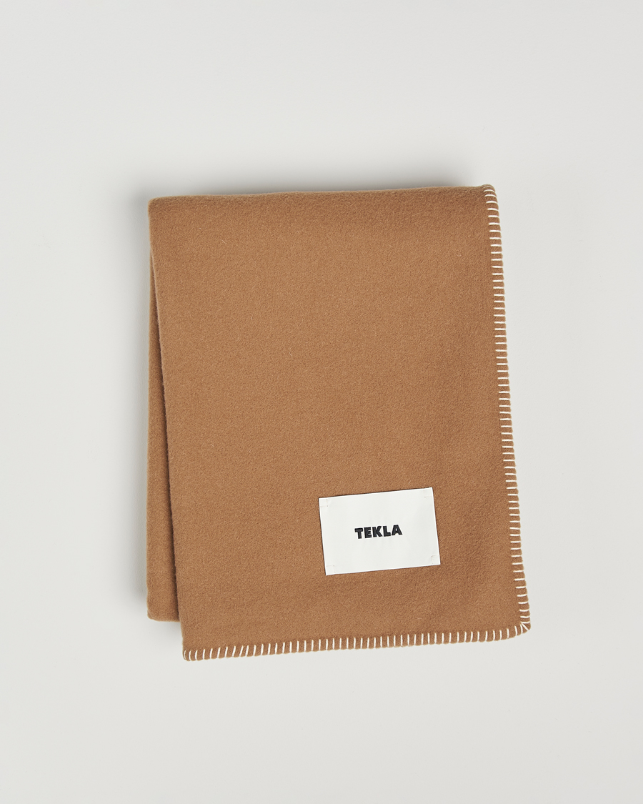 Herren | Textilien | Tekla | Lambswool Blanket Oak