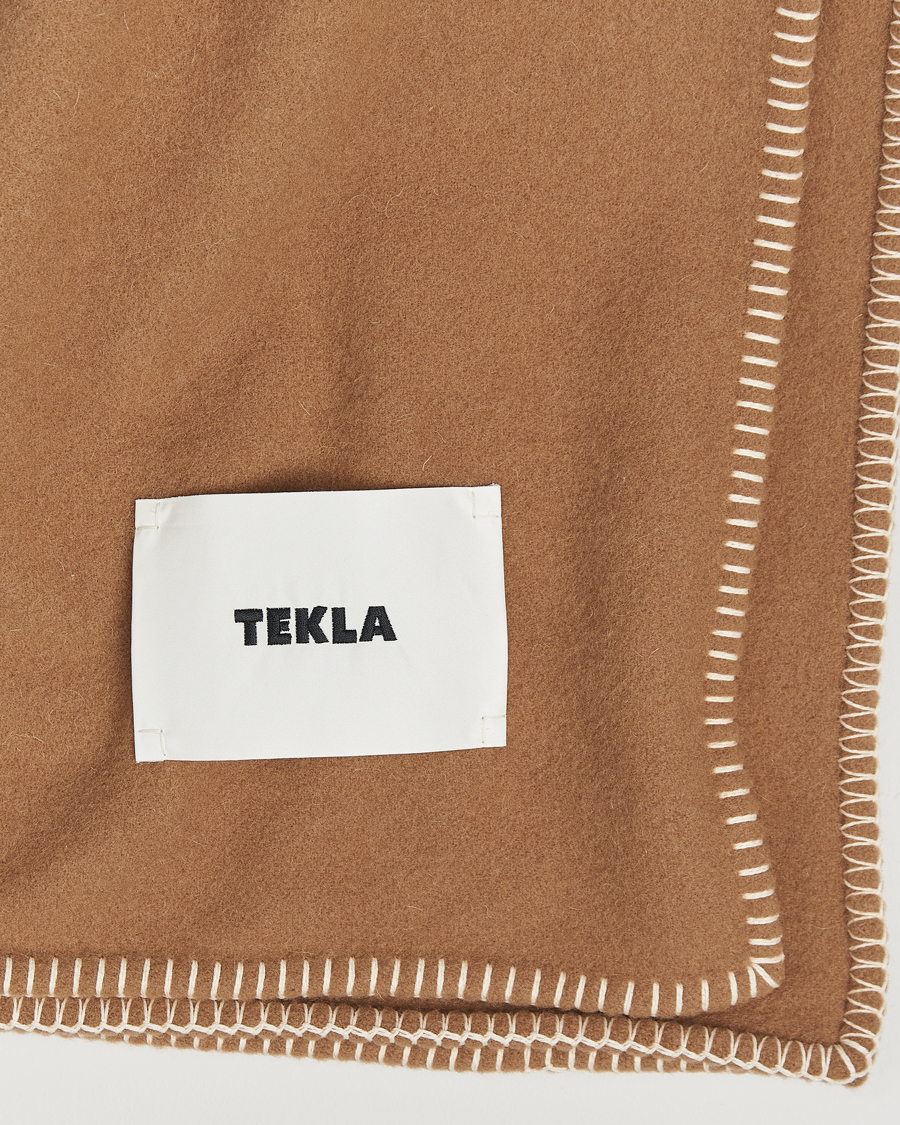 Herren | Textilien | Tekla | Lambswool Blanket Oak