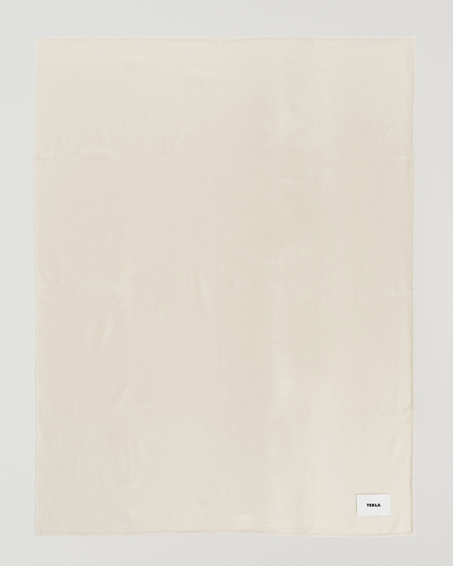 Herren | Tekla Lambswool Blanket Snow | Tekla | Lambswool Blanket Snow