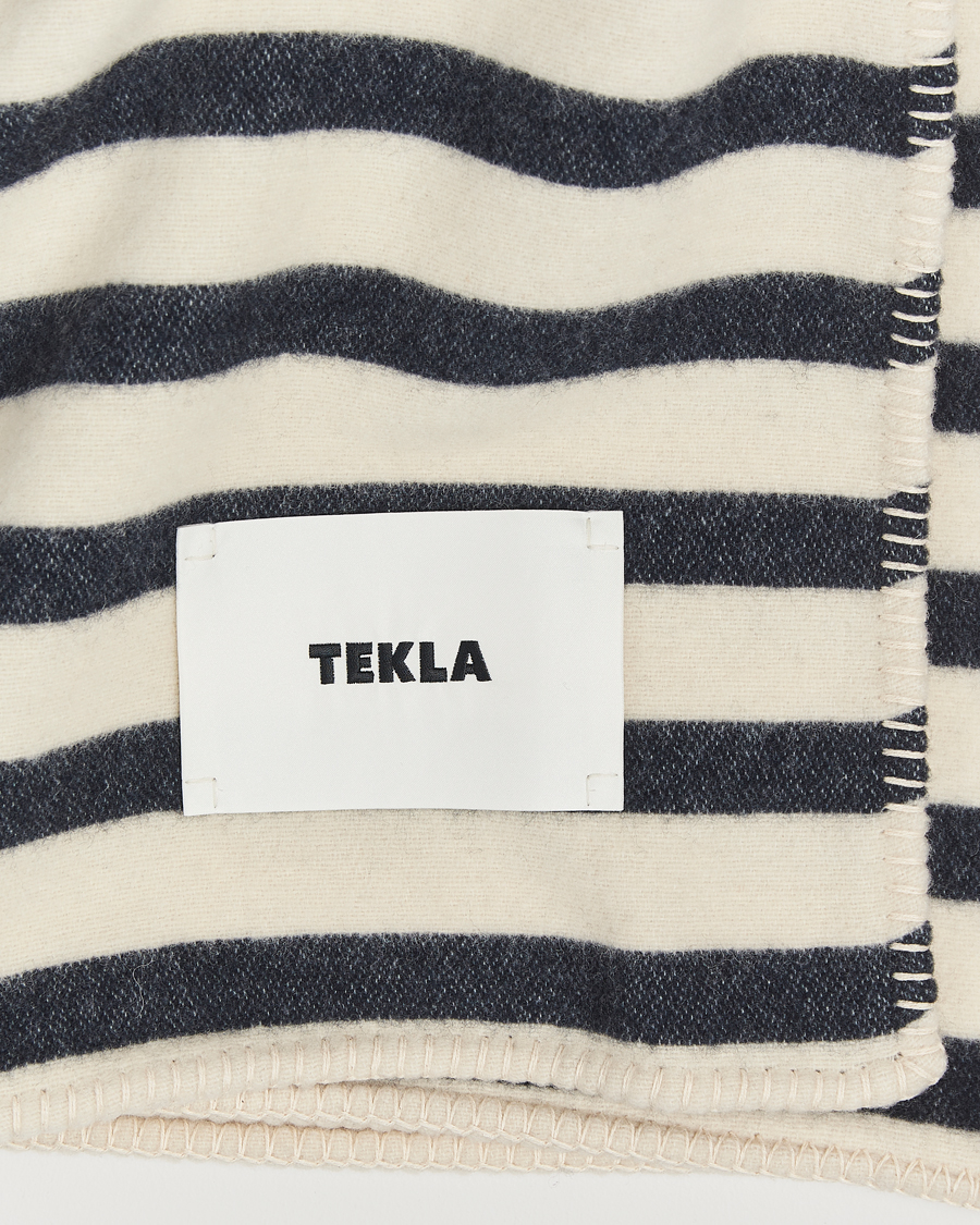 Herren | Textilien | Tekla | Lambswool Blanket Magpie Stripes
