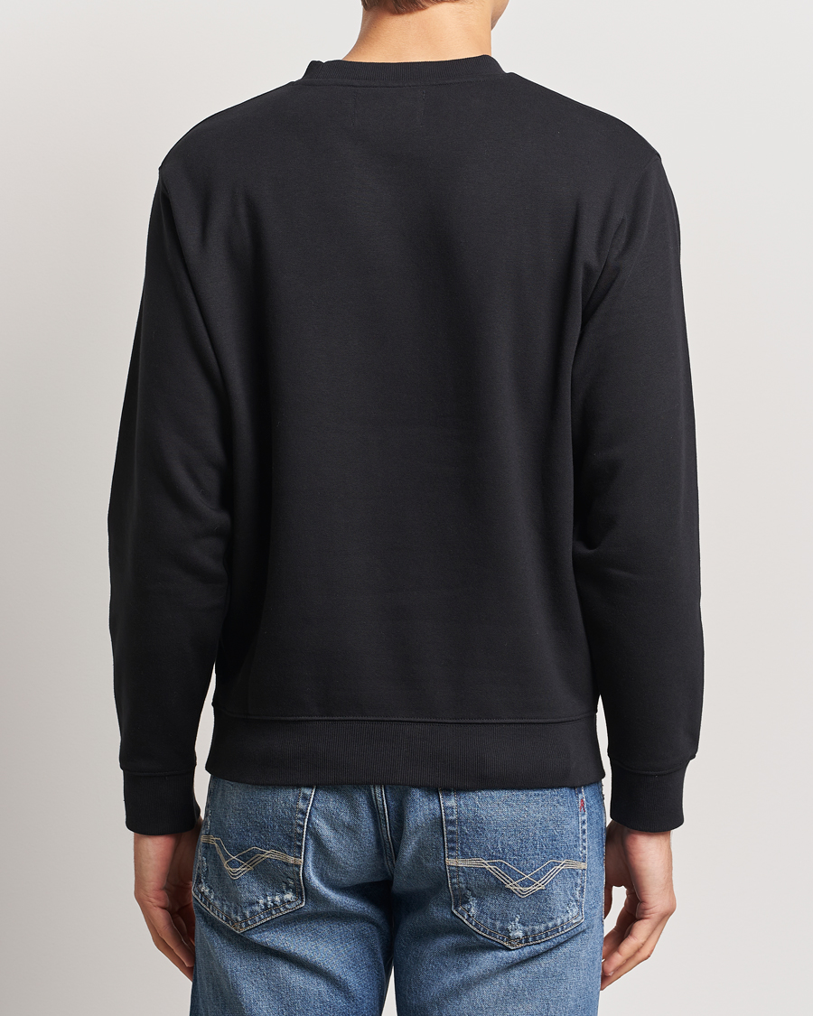 Herren | Pullover | Replay | Tonal Logo Crew Neck Sweatshirt Black