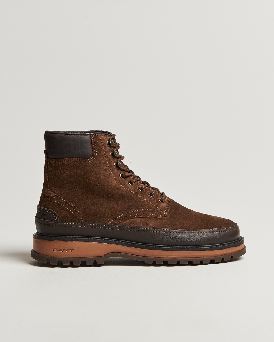 Herren | GANT Clefton Felt Lined Suede Boot Tobacco Brown | GANT | Clefton Felt Lined Suede Boot Tobacco Brown