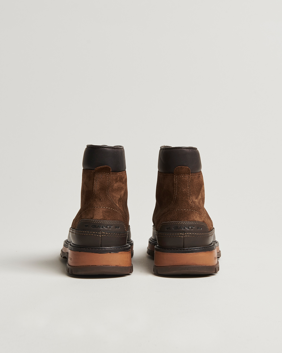Herren | GANT Clefton Felt Lined Suede Boot Tobacco Brown | GANT | Clefton Felt Lined Suede Boot Tobacco Brown
