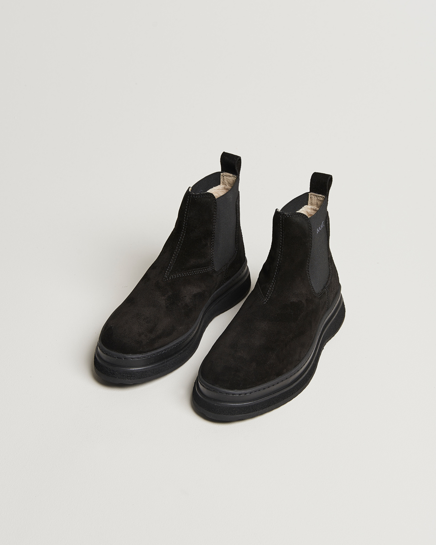 Herren | GANT Blistown Shearling Suede Chelsea Boot Black | GANT | Blistown Shearling Suede Chelsea Boot Black
