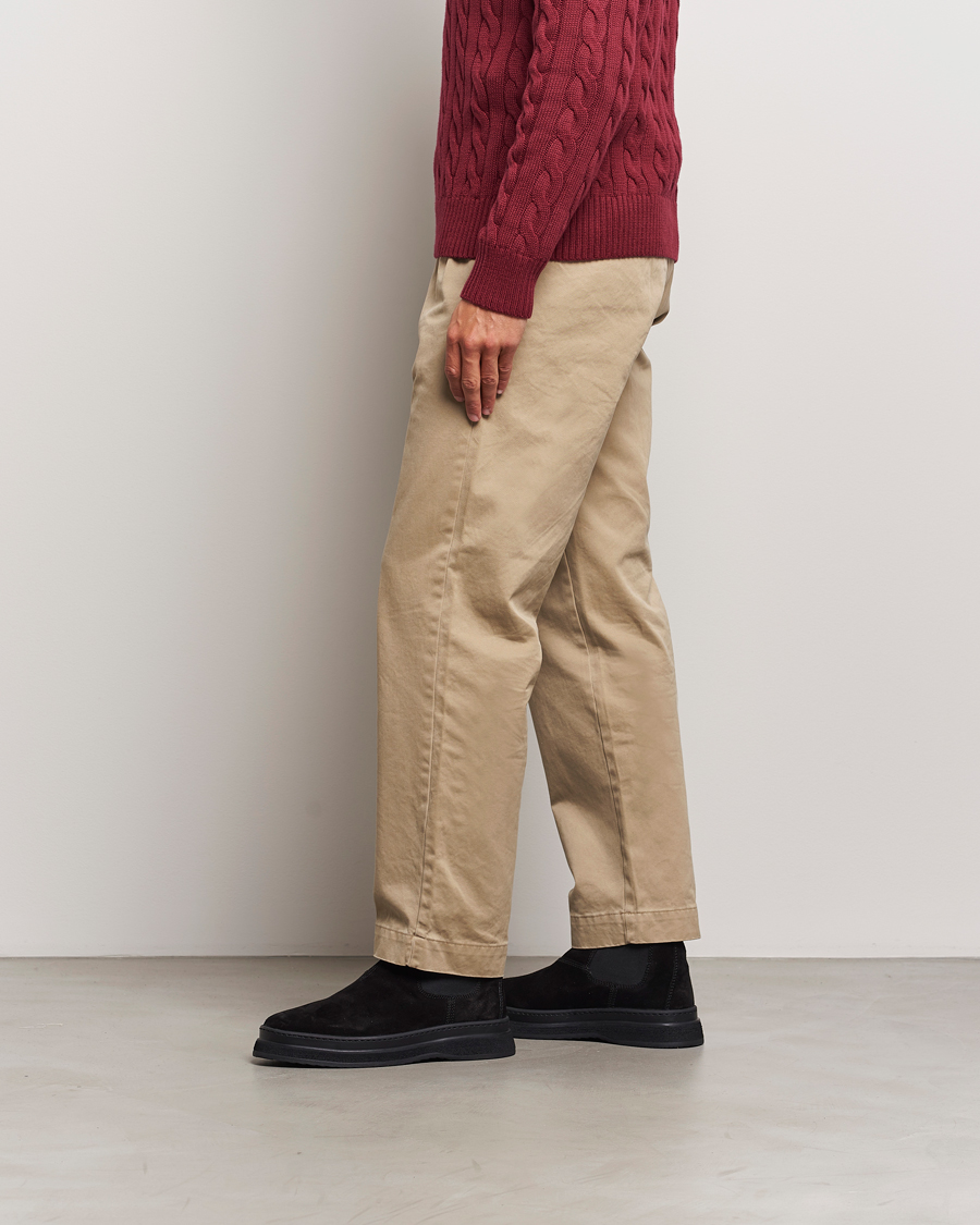 Herren | GANT Blistown Shearling Suede Chelsea Boot Black | GANT | Blistown Shearling Suede Chelsea Boot Black