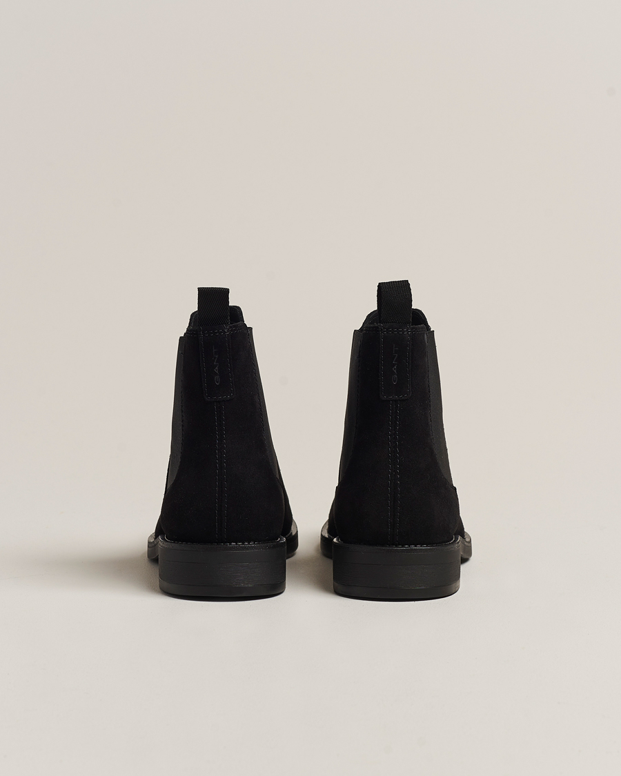 Herren | GANT Rizmood Suede Chelsea Boot Black | GANT | Rizmood Suede Chelsea Boot Black