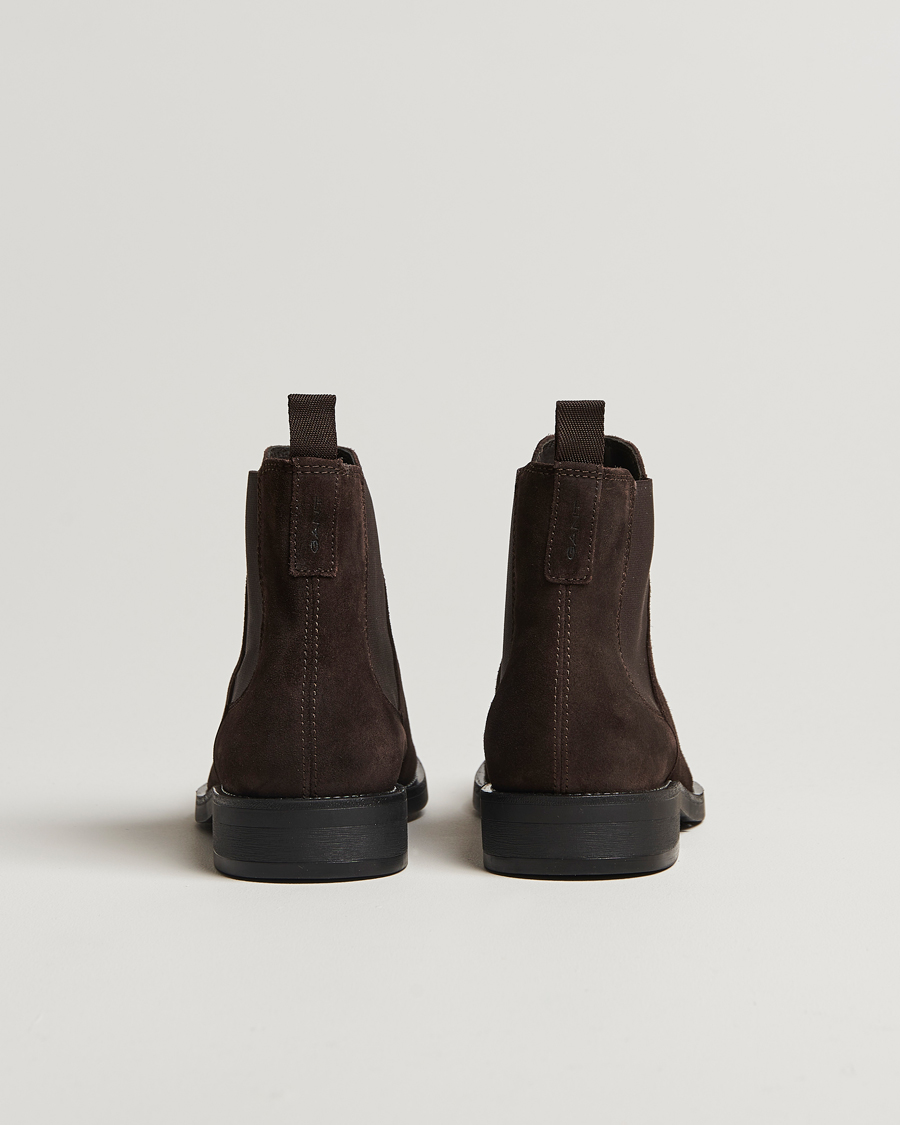 Herren | GANT Rizmood Suede Chelsea Boot Dark Brown | GANT | Rizmood Suede Chelsea Boot Dark Brown
